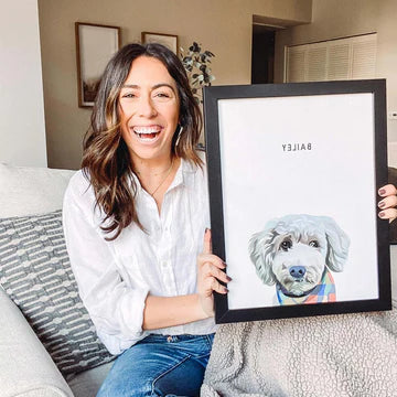 Retrato personalizado de una mascota